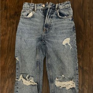 zara women high rise jeans